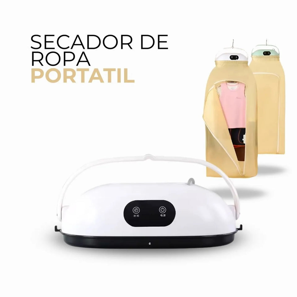 SECADOR DE ROPA PORTÁTIL CON ROPERO