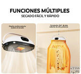 SECADOR DE ROPA PORTÁTIL CON ROPERO